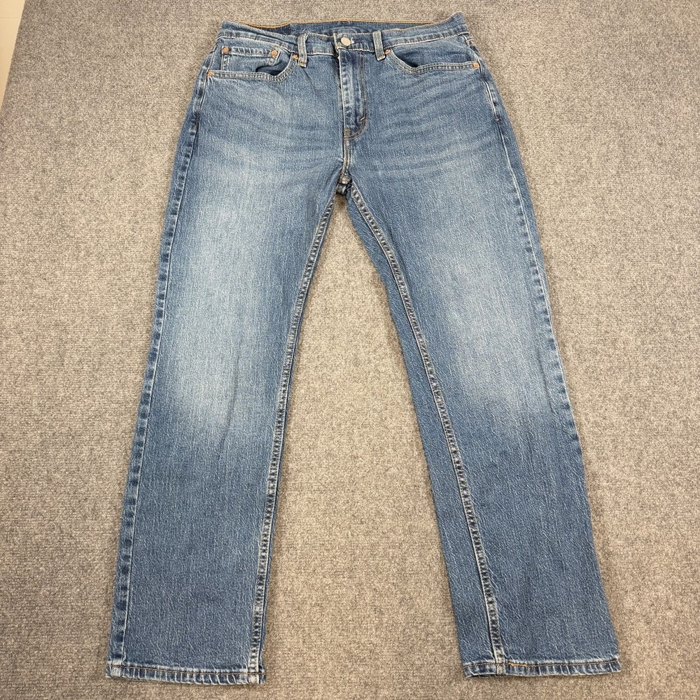 Levi's Jeans Mens 32x30 (Actual 30x30) 505 Regular Fit Straight Leg Medium Wash